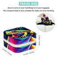 thumbnail image 5 of Frog Travel Portable Square Jewelry Box Earring Necklace Bracelet Holder Display Case Organizer Box, Decorative Jewelry Stand Storage Box, 5 of 6