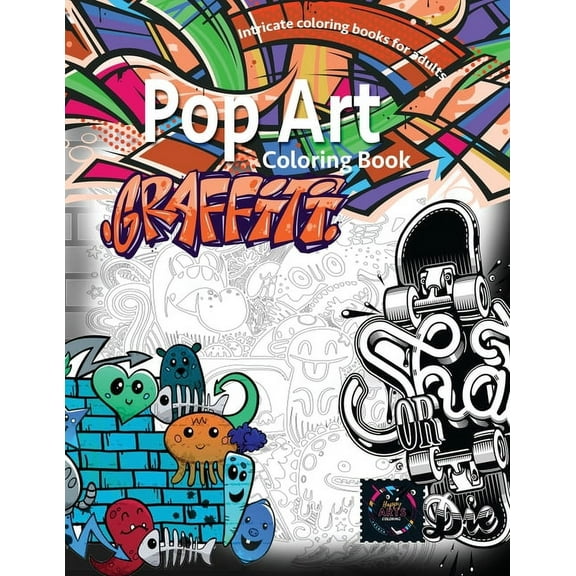 Pop Art: Graffiti Coloring Book (Paperback)