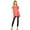 Coral, variant on NYL Apparel Womens Short Sleeve Scoop Neck Flowy Tunic Top - Made in USA, Small