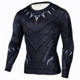 thumbnail image 1 of Rashguard Gym Man Fitness Long Sleeve Compression Shirt Bat Spider Superhero Print Fashion Cloth For Running Training Exercise, 1 of 5