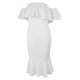 thumbnail image 5 of Vestido midi de sirena con hombros descubiertos y hombros descubiertos para mujer S Hugo  vestido de coctel para mujer, 5 of 9
