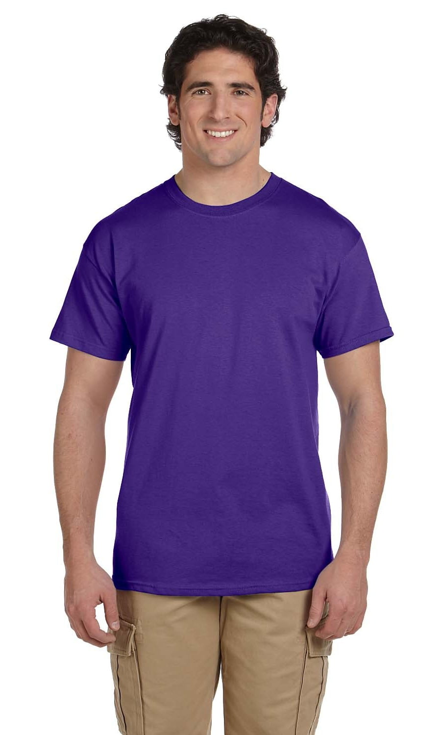 hanes purple t shirt