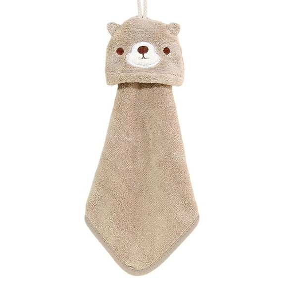 2 Pack Cute Hand Towels - Ultra Thick Children Bathroom Hand Towels Cartoon Animals Microfiber Absorbent Hand Towels for Kitchen