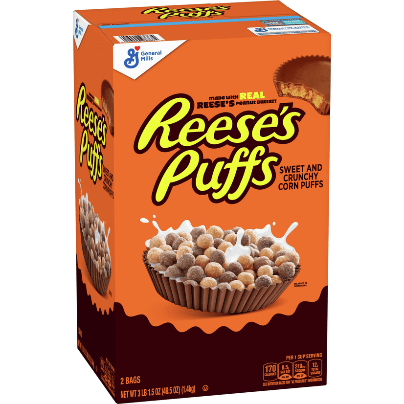 whole grain puff cereal