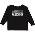 thumbnail image 3 of Inktastic Railroader Train Hobby Boys or Girls Long Sleeve Toddler T-Shirt, 3 of 5
