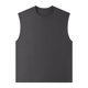 thumbnail image 2 of Camiseta sin mangas de cuello redondo para hombre, de verano, de color liso, informal, sin mangas, para hacer ejercicio, de poliéster., 2 of 6