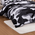 thumbnail image 4 of Btargot 3PCS Camouflage Bedding Set Twin Boys Camo Pattern Comforter Set Gray All Season Kids Bed, 4 of 11