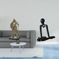 thumbnail image 2 of Figura de escritorio,Estatuas,artesanías,objetos de colección,escritorio,oficina,Figura decorativa,pieza de arte,decoración del hogar,Figura de escritorio,Escultura abstracta de pensador, 2 of 8