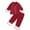 Red, variant on TechWave Children Fashion Solid Casual Comfort Pajamas Set Long Sleeve Shirt Trousers Two Sets Baby Saddle Blanket Big Blankets for Baby Girl 12 Month Girl Clothes 23 Piece Set Cute School Outfits
