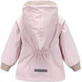 thumbnail image 3 of Boys Girls Waterproof Rain Jacket Coat Cotton Lined Raincoat Windproof Hoodies Outwear, 3 of 4