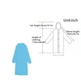 thumbnail image 3 of Summer Outdoor Savings Project Clearance! Kyusrd Pack Raincoats Reusable EVA Rain Ponchos Lightweight Rain Coat Rainproof Rain Gear for Men and Women, 3 of 6