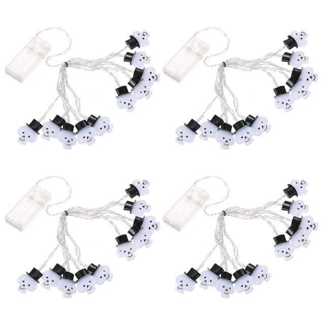 Cadena de lámpara Irfora Cadena de luces de Halloween Luces decorativas de vacaciones Lámpara de cadena Atmósfera Decoración de Halloween Luz Decoración para el hogar Luz de cortina de ventana Irfora Cadena de lámpara