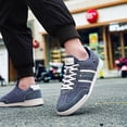 thumbnail image 2 of Men's Casual Canvas Sneakers – Classic Low-Top Skate Shoes for Walking, Daily Wear, 2 of 6