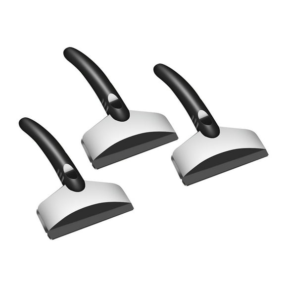 Pala de nieve y rascador de hielo de alta resistencia para coche y camión - cepillo desmontable de aleación y ABS para parabrisas, ventanas y retirada de nieve en vehículos