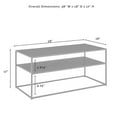 thumbnail image 4 of Braxton 4Pc Coffee Table Set Matte Black - Coffee Table, Console Table, & 2 End Tables, 4 of 12