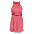 thumbnail image 3 of WILLBEST Vestido De Mujer Elegante Top De Verano Sin Mangas Con Ribete De Volantes Para Uso Diario Y Vacaciones Ideal Para Todas Las Estaciones Lavable A Máquina Y A Mano, 3 of 3