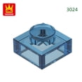 thumbnail image 1 of 588Pcs/Lot 3024 1x1 Short 1-Hole Building Blocks Classic Base Parts Compatible with Bricks Children Toys Assembly Gift Box 79.Trans-Dark Blue about 588pcs, 1 of 6