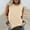 Beige, variant on Fesfesfes Women's Solid Color Tank Tops Sleeveless Round Neck Shirt Casual Tee 2025 Summer Trendy Wide Armholes Soft Breathable Blouses(Beige,L)