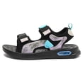 thumbnail image 5 of Staki Kids Sandals Child Kids Lightweight Casual Quick-Drying Sport Sandal(Silver,13 Little Kid), 5 of 9