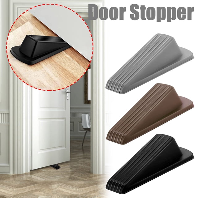 Fiudx Tope de Puerta de Goma, Diseño Flexible y Antideslizante, Protección para El Suelo Sin Dejar Marcas, Apto para Puertas de Madera, Cerámica y Metal, Uso En Interiores y Exteriores, Seguro para M