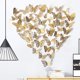 thumbnail image 2 of 48pcs Hollow Paper Wall Sticker, Boho Silvery & Golden Color Butterfly Design Creative Self Adhesive 3D Butterfly Wall Decor, 2 of 4