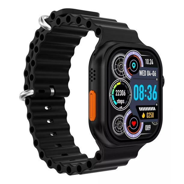 Reloj Inteligente Smartwatch Watch 9 Ultra Fralugio Llamadas Negro Walmart en linea