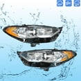 thumbnail image 6 of LABLT 2Pcs Halogen Headlights For 2017-2019 Ford Fusion Projector Headlamps w/LED DRL, 6 of 6