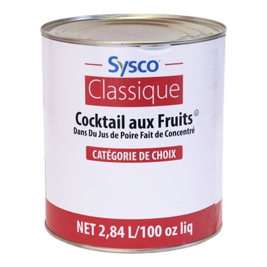Sysco Classic Fruit Cocktail Pear Juice Concentrate 2.84LT/100oz