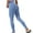 Sky Blue, variant on Ussuma 50% Off Clear Athletic Pants for Women Solid Color Slim-Leg High Waist Seamless Moisture Wicking Stretchable Yoga Pants Peach Fitness Yoga Butt Lifting Quick Dry Women'S Clothing Black L