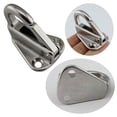 thumbnail image 2 of Cateissary 5 unids/set ganchos para guardabarros de barco: resistentes y convenientes para cualquier gancho de guardabarros de acero inoxidable Almacenamiento y organización del hogar con tornillo, 2 of 6