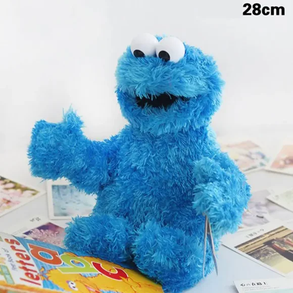 High Quality Elmo Cookie Monster Soft Plush Toy Dolls 30-33 cm Children Educational Toys DMH
