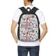 thumbnail image 4 of Disketp Abstract Floral Mochila Minimalista de Gran Capacidad, Mochila de Viaje para Escuela, Trabajo o Uso Diario, 4 of 6