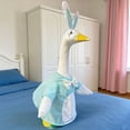 thumbnail image 6 of Easter Bunny Goose Clothing 2026 - 23" Porch Lawn Goose Outfit for Cement/Plastic Statues, Cute Spring Decor for Outdoor Patio Yard Garden Porch Display(Hat,Skirt), 6 of 7