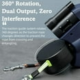 thumbnail image 5 of 2026 New Double Leash for Two Dogs, No Tangle Double Dog Leash, Equipped with a 360° Swivel, High-Strength LED Light, and Reflective Durable Nylon Strap, Ideal for Small and Medium Pets, 5 of 9