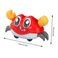 thumbnail image 3 of Juguetes de cangrejo de inercia, regalo Ideal, juguetes modelo de cangrejo para correr, juguetes para caminar para niños y niñas, 3 of 6