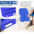 thumbnail image 4 of Bunker Indust Tablas De Tracción Todoterreno, 2 Unidades, Alfombrilla De Tracción Para Pistas De Recuperación Para Jeep 4X4, Escalera De Tracción De Nieve, Barro, Arena, Herramienta De Tracción De Neu, 4 of 5