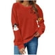 thumbnail image 2 of Heisall Womens Sweatshirts Halloween Print Long Sleeve Round Neck Loose 2025 New Arrival Fashion Casual, 2 of 3