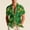 Green-11, variant on LIBRCLO Mens St. Patricks Day Shirts, Breathable Short Sleeve Button-Up Casual Shirt