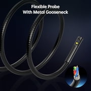 Teslong Triple Lens Borescope Inspection Camera with 5 IPS Screen and Light