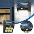 thumbnail image 1 of Luz de pared solar para exteriores | Sensor de movimiento con 3 modos | 6 LED COB súper brillantes | IP54 a prueba de agua | Lámpara de seguridad con energía solar | Fácil instalación | Material ABS, 1 of 9