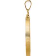 thumbnail image 2 of 14K Yellow Gold Wideband Distinguished Coin Jewelry 14Ky Polished Screw Top 27.0Mm X 2.35Mm Bezel Pendant (Width 27.5) (Length 38.6) - Jbsp, 2 of 5