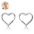 thumbnail image 1 of Boucles d'Oreilles Géométriques Simples en Acier Inoxydable pour Femmes Filles, 1 of 9