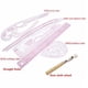 thumbnail image 5 of Juego de reglas de costura de alta transparencia, escala incorporada, plástico flexible y flexible, accesorios de costura transparentes para sastres, 5 of 5