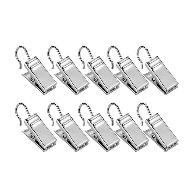 unbranded 120Ud Sujetadores De De Metal Plata Antioxidantes Para Uso En Hogar