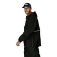 thumbnail image 5 of Frogg Toggs Men's Road Toad Reflective Jacket | Black / Frogg Eyzz | Size LG, 5 of 6