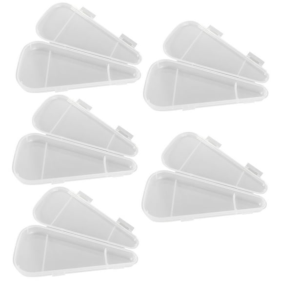 FRCOLOR  5 Pcs Toothpick Holder for Purse Brush Small Gift Decoration Newborn Baby Transparent