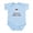 Sky Blue, variant on - Peanut Allergy Baby Clothes Infant Bodysuit - Baby Light Bodysuit, Size Newborn - 24 Months