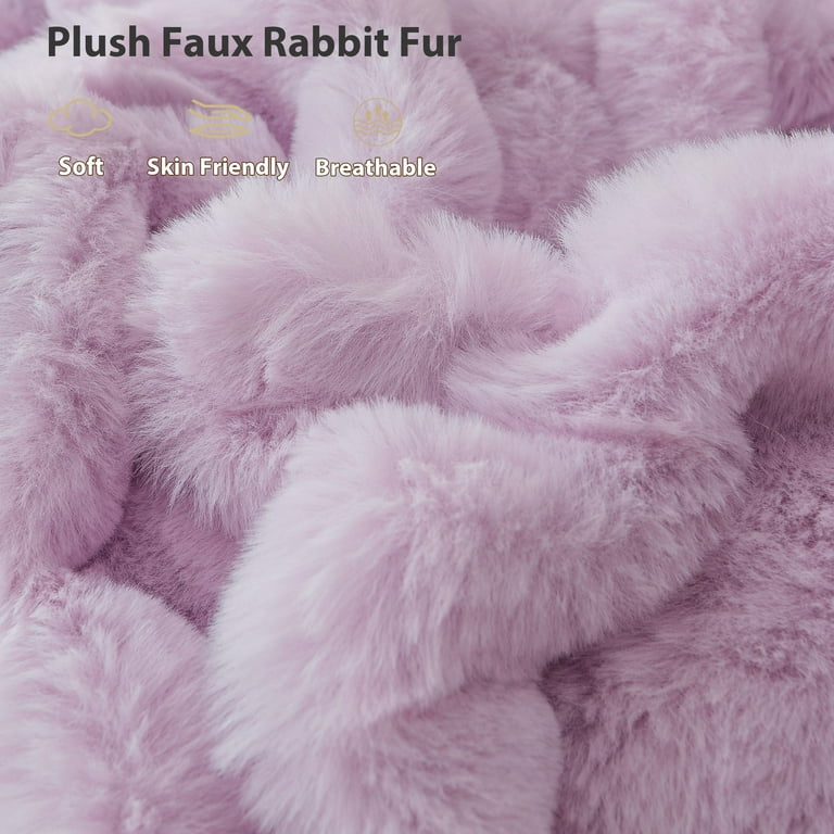 YKTO BackCase per TCL Stylus 5G Custodia Peluche Faux Pelliccia Luccichio Protettiva Fuzzy Rabbit Hair Kawaii Kid Women Phone Shell 3D Cute Soft Fuzzy Faux Rabbit Bunny Plush Case,Grigio Chiaro