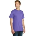 thumbnail image 4 of Port & Company Pigment Dyed Pocket Tee-S (Amethyst), 4 of 6