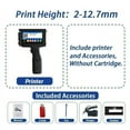 thumbnail image 2 of Portable Handheld Inkjet Printer with Fast-Drying Ink Text Barcode Batch Number Logo Label Printer ,Improve Efficiency, 2 of 6